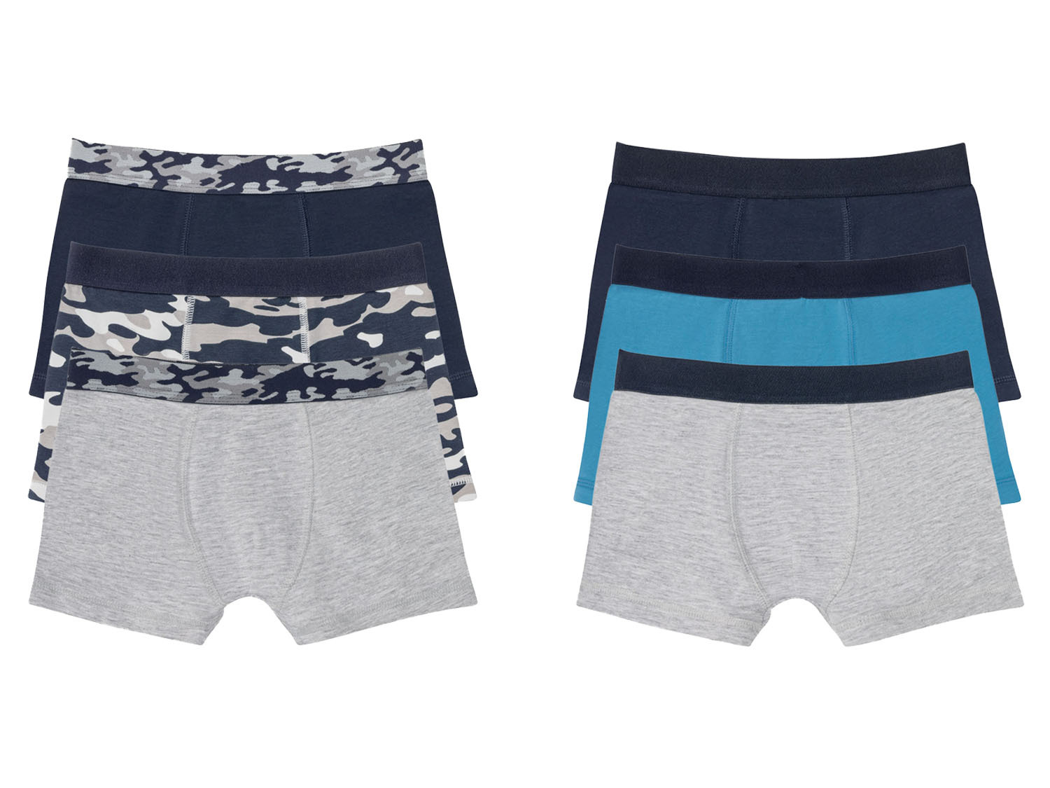 pepperts!® Set van 3 boxershorts van een katoenmix