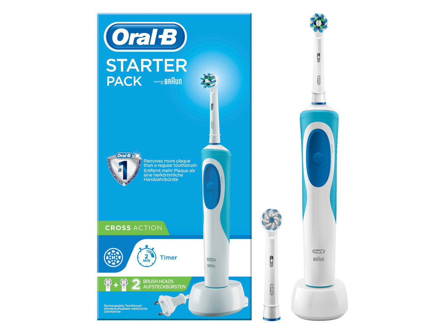 Evalueerbaar Rond en rond Betuttelen Oral-B Elektrische tandenborstel Starterpack | Lidl.be