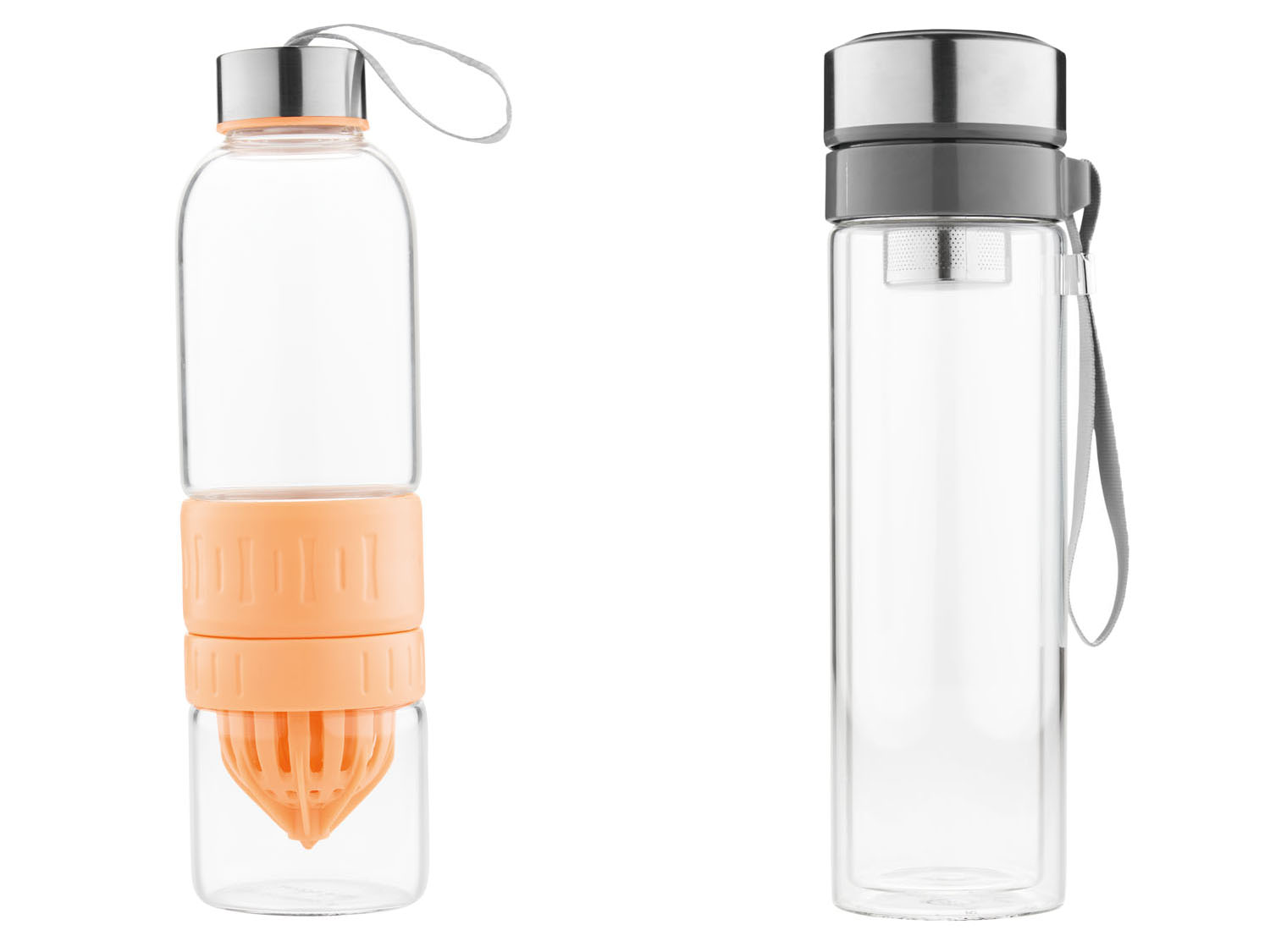 ERNESTO® Drinkfles met citruspers of met infuser