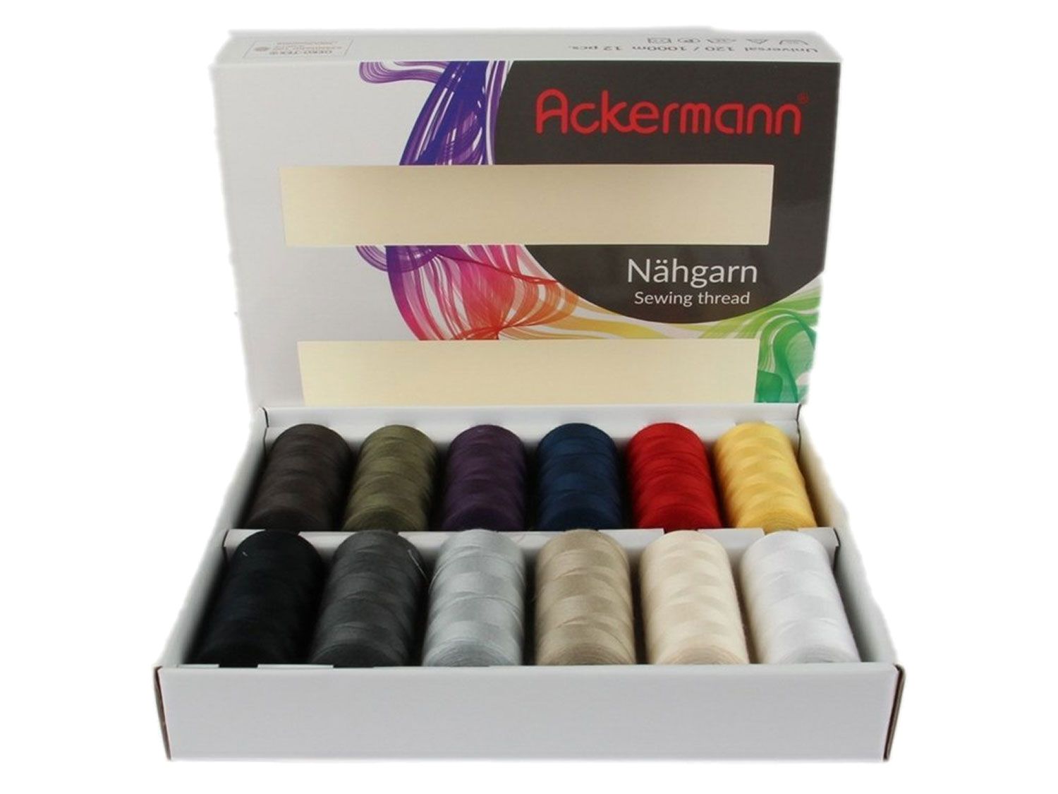 Ackermann Naaigaren, set van 12