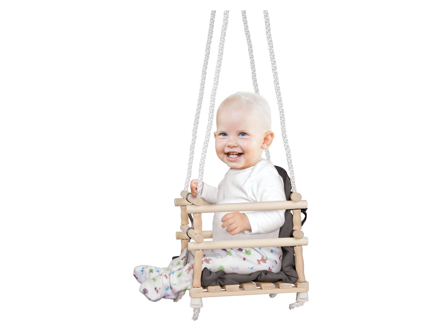 Grazen les maak een foto Playtive Houten babyschommel online kopen op Lidl.be