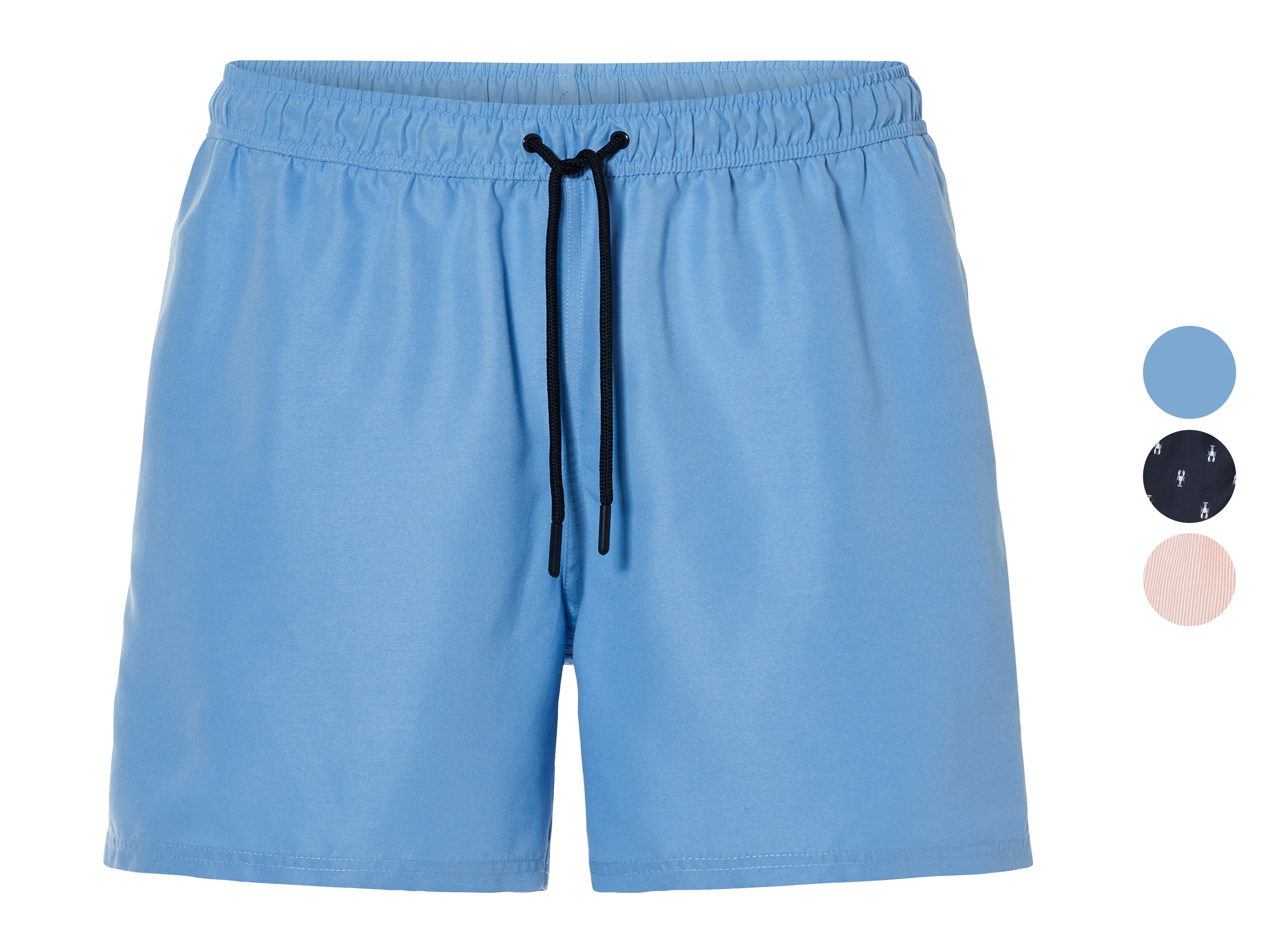 LIVERGY® zwemshort voor heren, met seersuckerstructuur