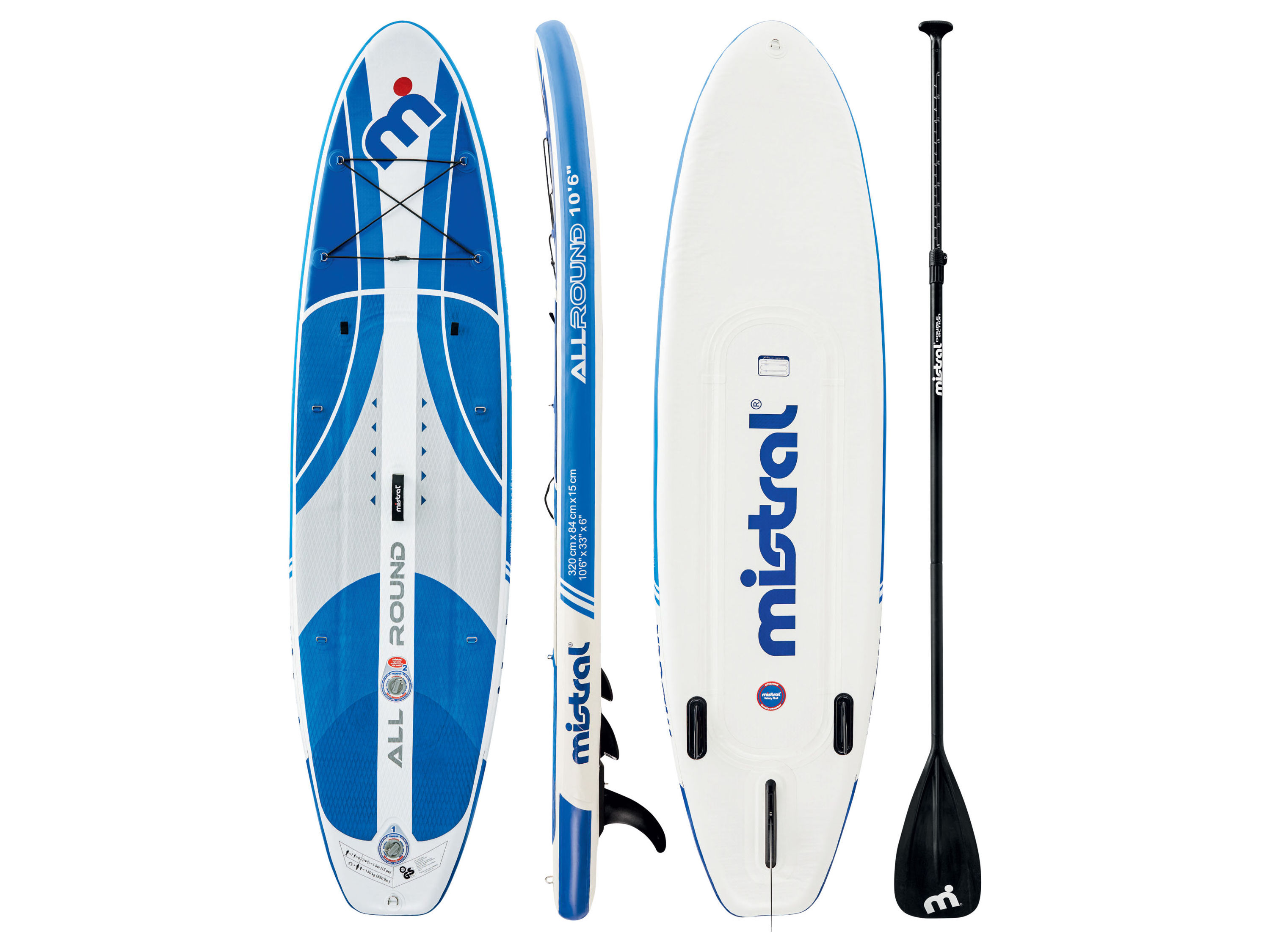 Mistral Opblaasbaar supboard »Allround 10'6''«