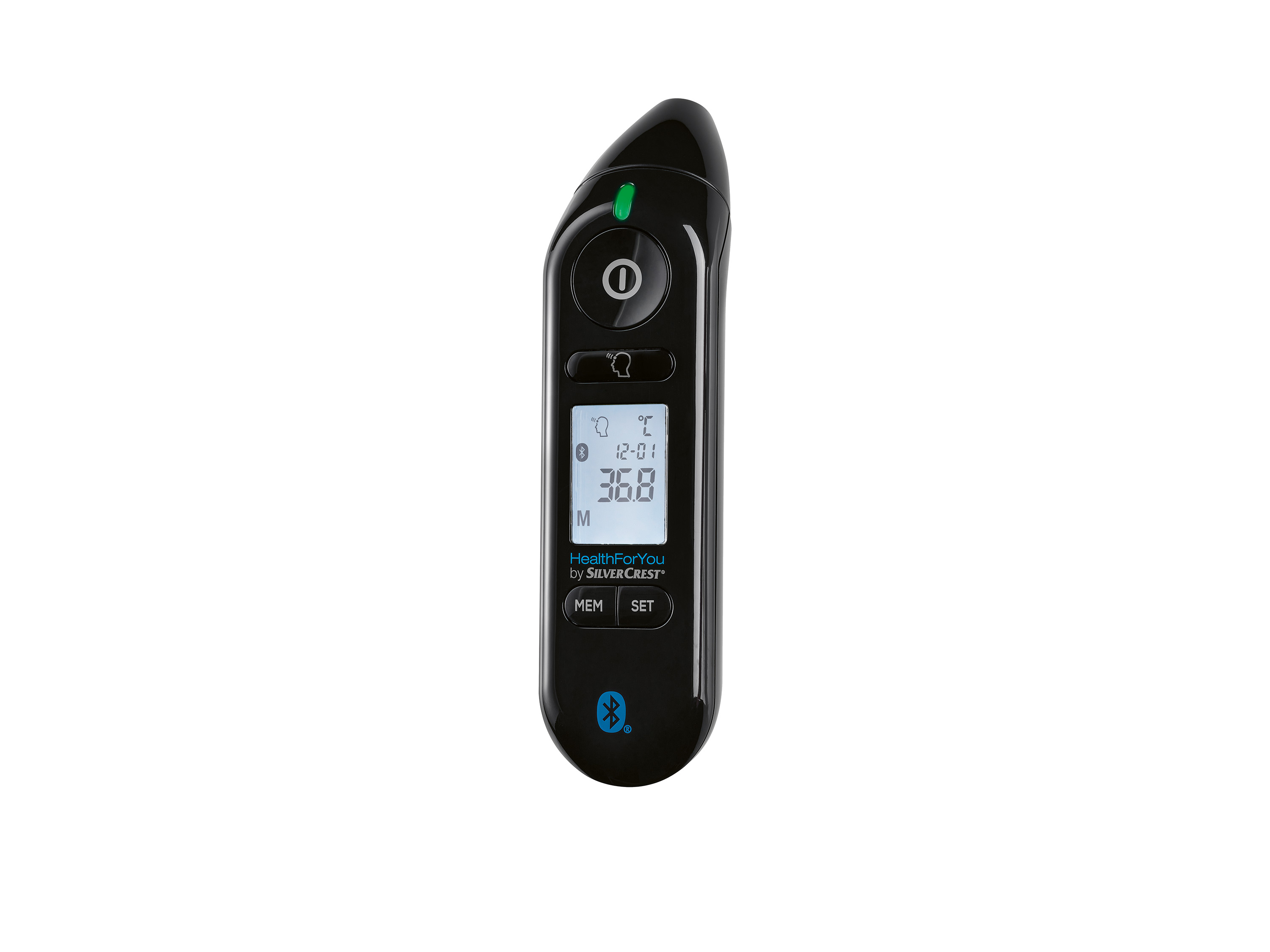 HealthForYou by Silvercrest Multifunctionele thermometer, met Bluetooth®, met app