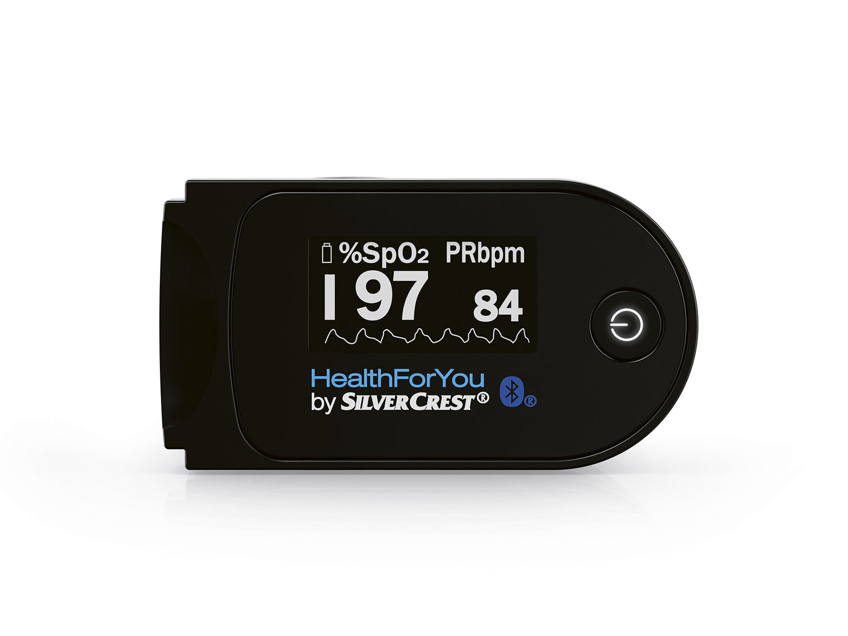 HealthForYou by Silvercrest Pulsoximeter, met Bluetooth®, met app