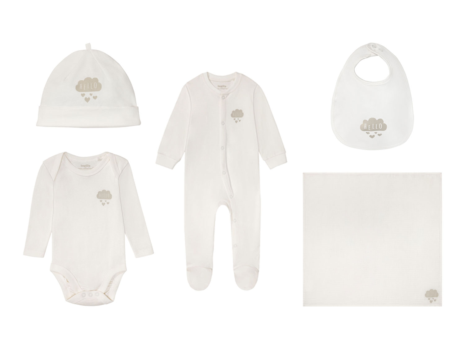 lupilu® 5-delige unisex babyset