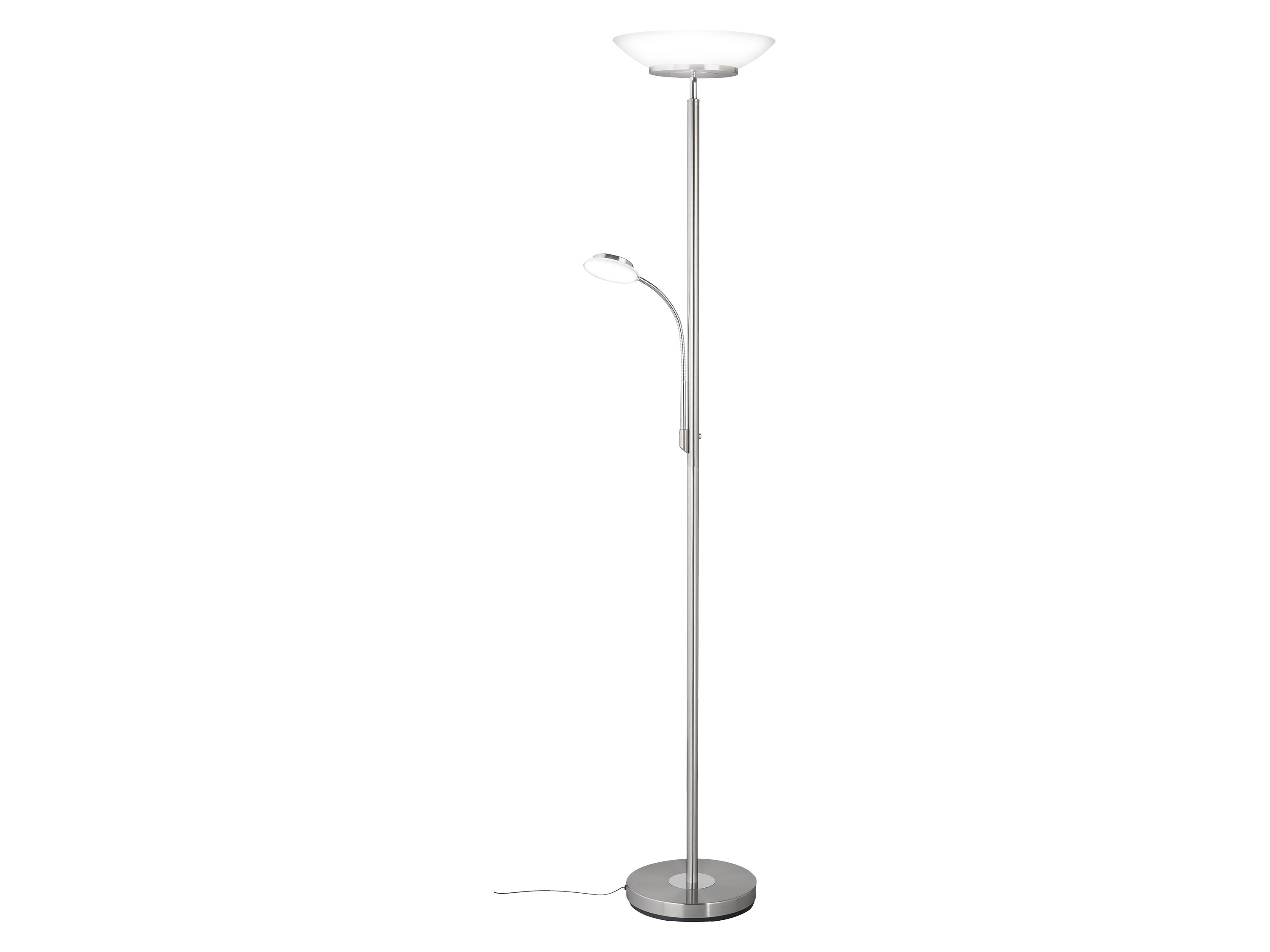 LIVARNO home Ledstaanlamp met leeslampje