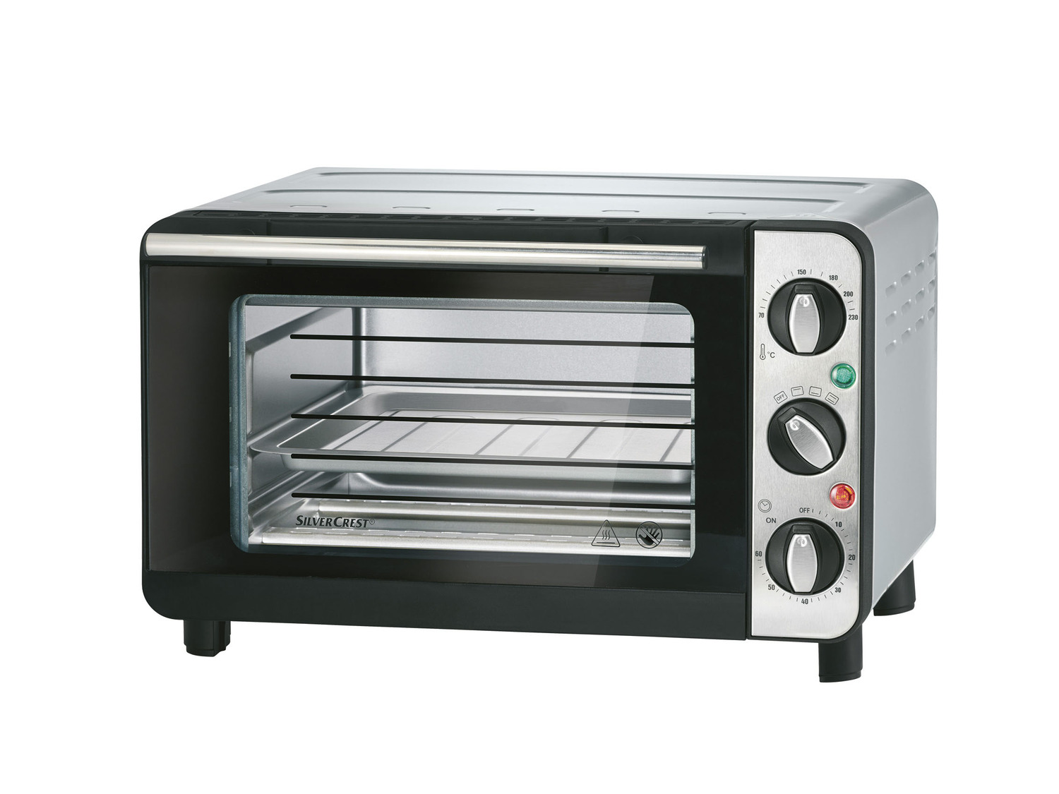 Voor type Blaast op Jabeth Wilson SILVERCREST® KITCHEN TOOLS Mini-oven, 1200 W, inhoud 1…