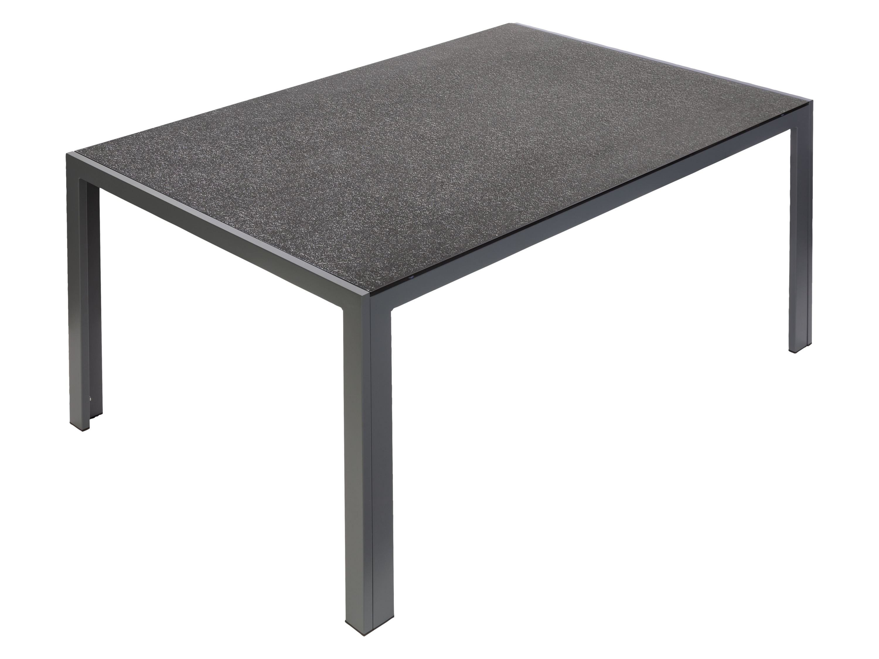 Tuintafel aluminium antraciet omkeerbaar tafelblad LIVARNO home Toronto