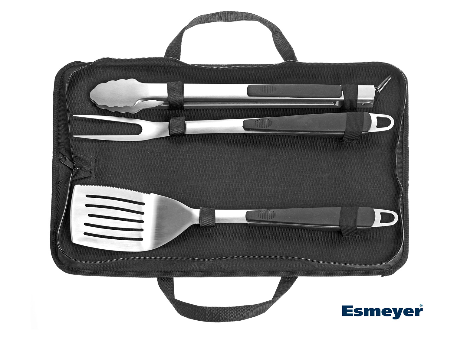 Esmeyer BBQ-set in nylon tas, 3-delig