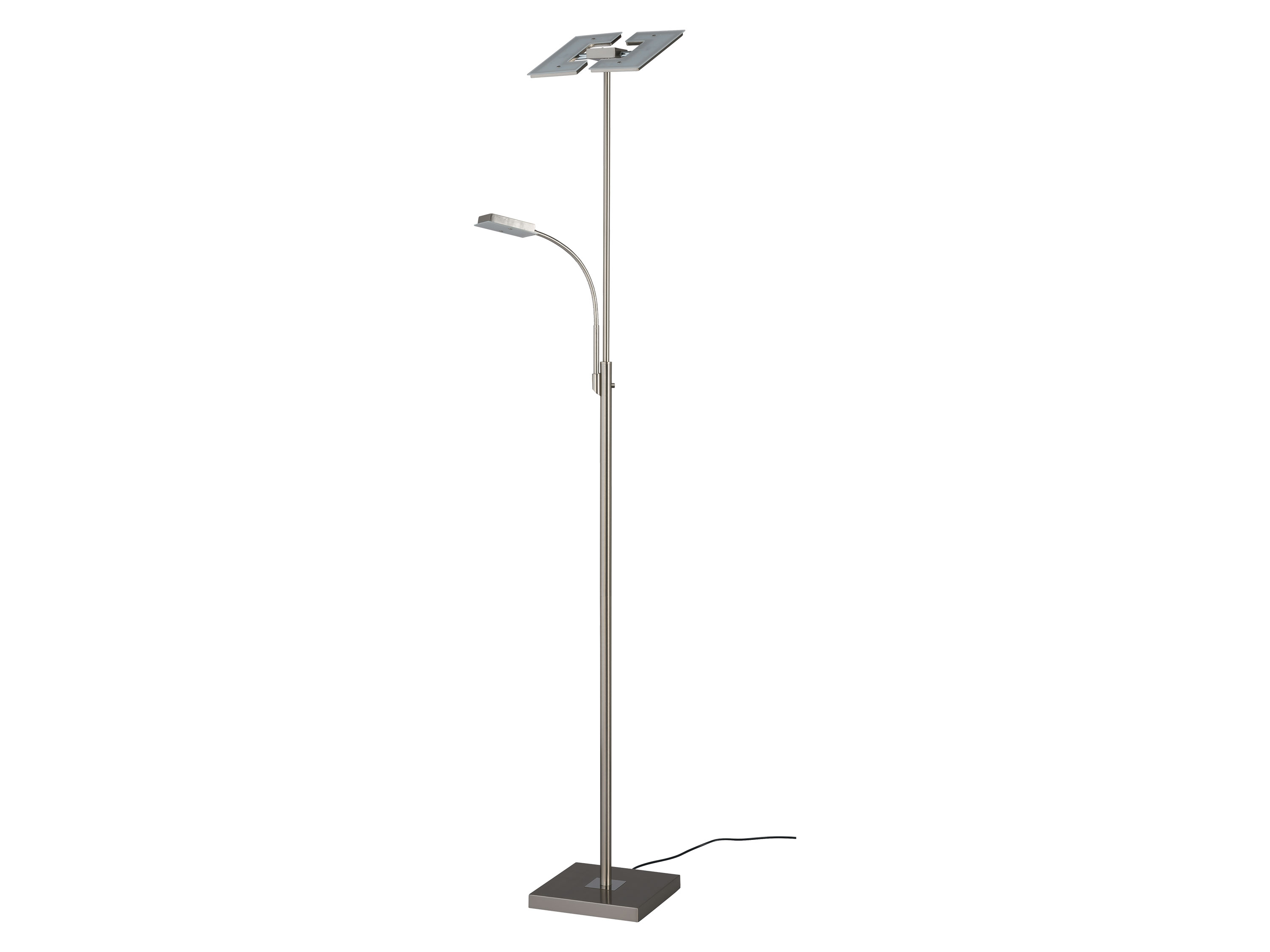 LIVARNO home Ledstaanlamp met leeslampje