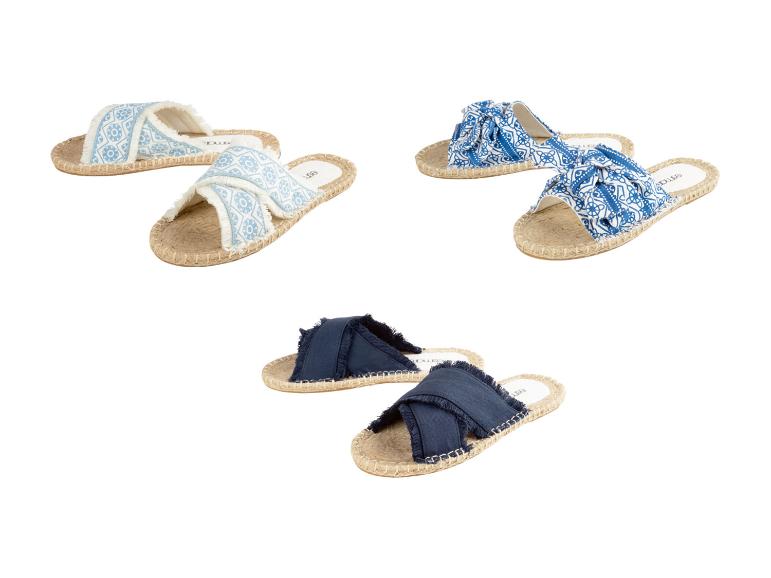 Zomerse espadrilles met comfortabele zool