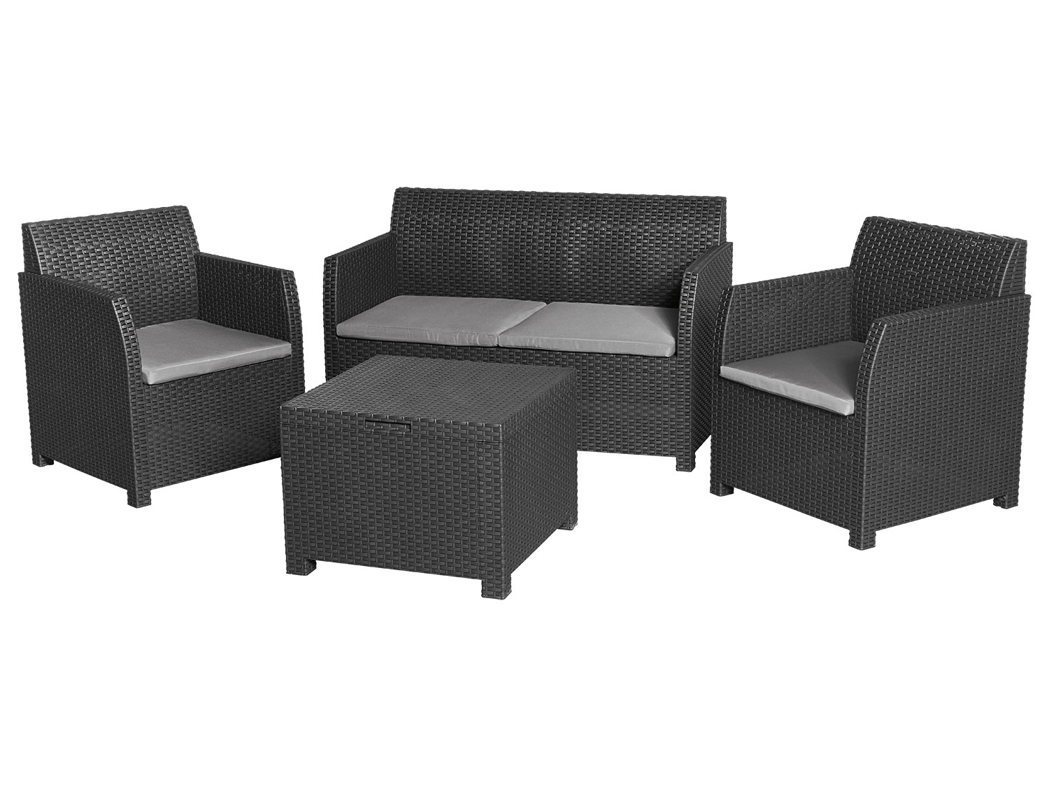 LIVARNO home Loungeset, 4-delig