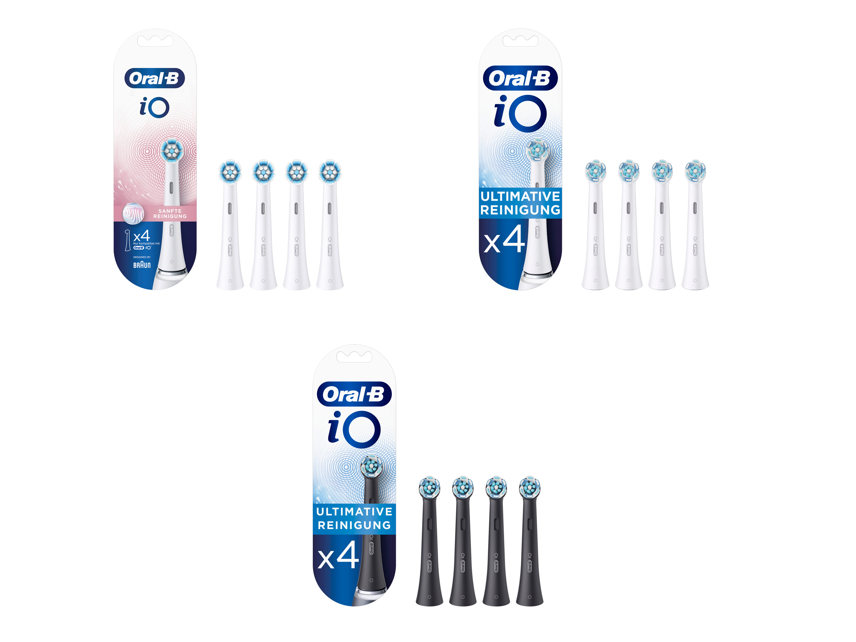 Oral-B iO Opzetborstels 4-pack Ultieme Reiniging