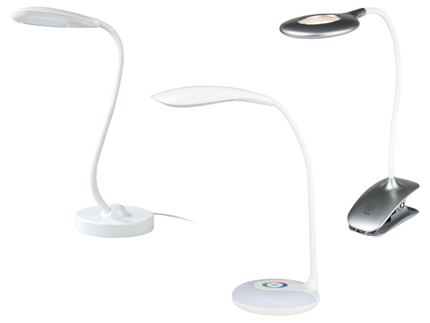 LIVARNO home Ledbureaulamp met flexibele arm