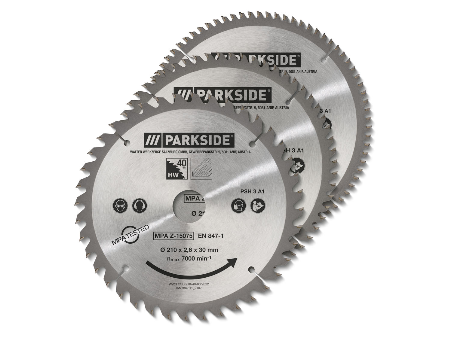 PARKSIDE® Lame de scie circulaire PKSB 210 A1, Ø 21 cm