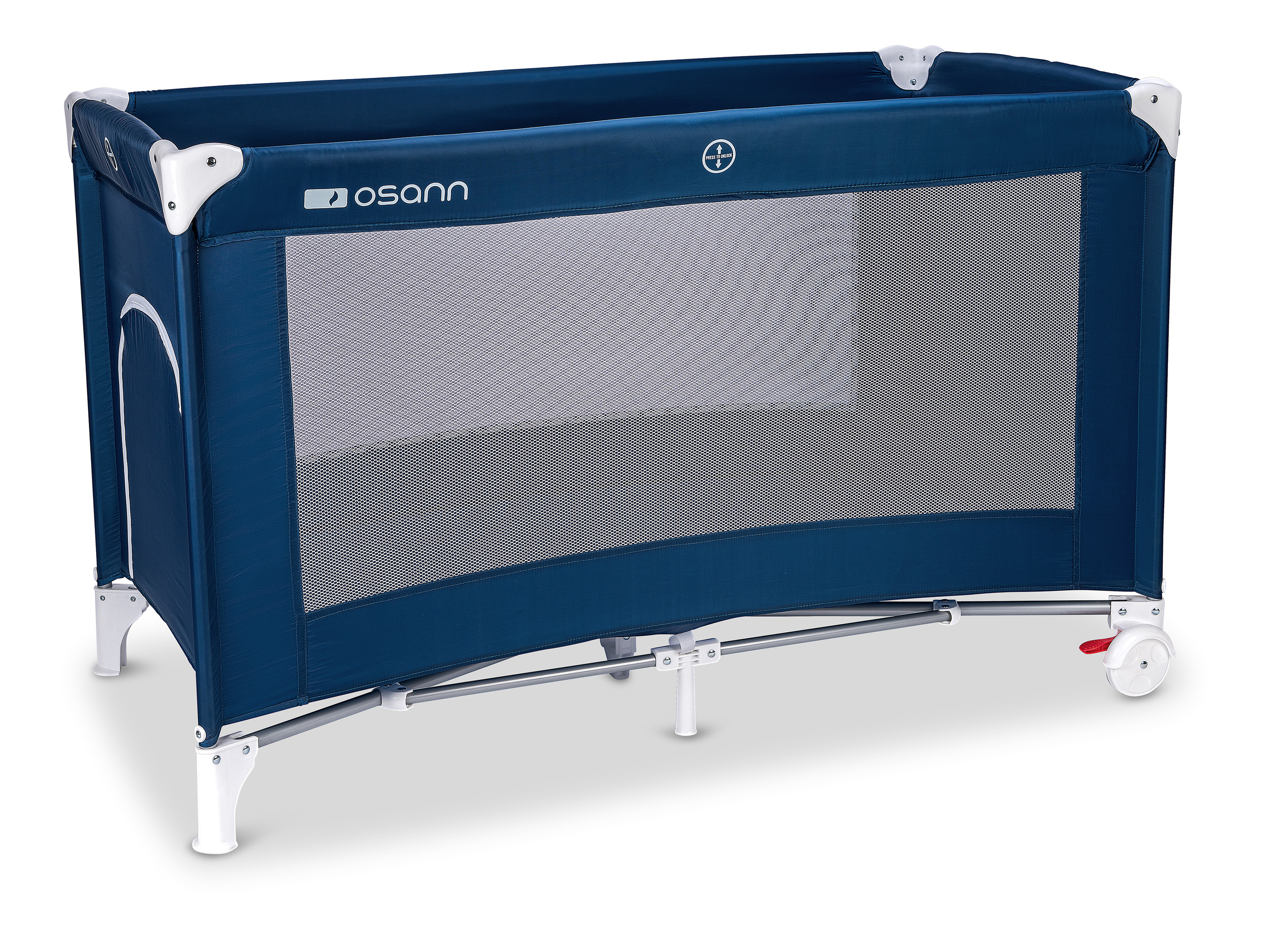 Osann Kinderreisbed »Travel«, royaal blauw, L 125 x B 65 cm