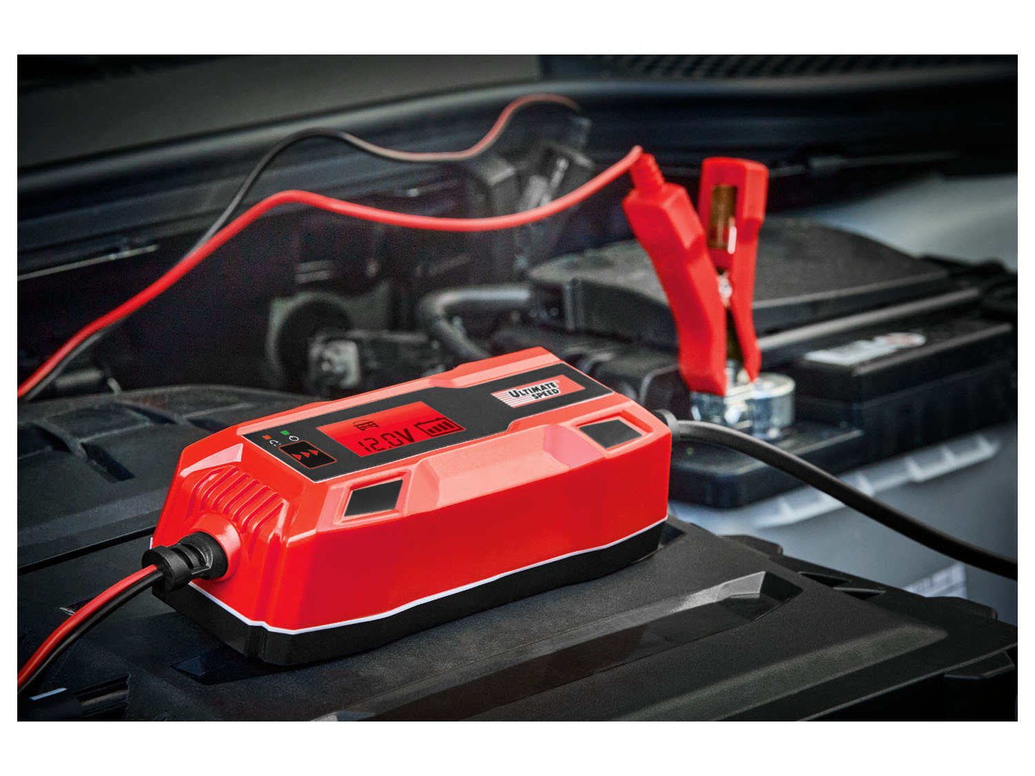 chargeur de batterie voiture lidl ultimate speed moto car battery charger  khz-batterieladegerät 