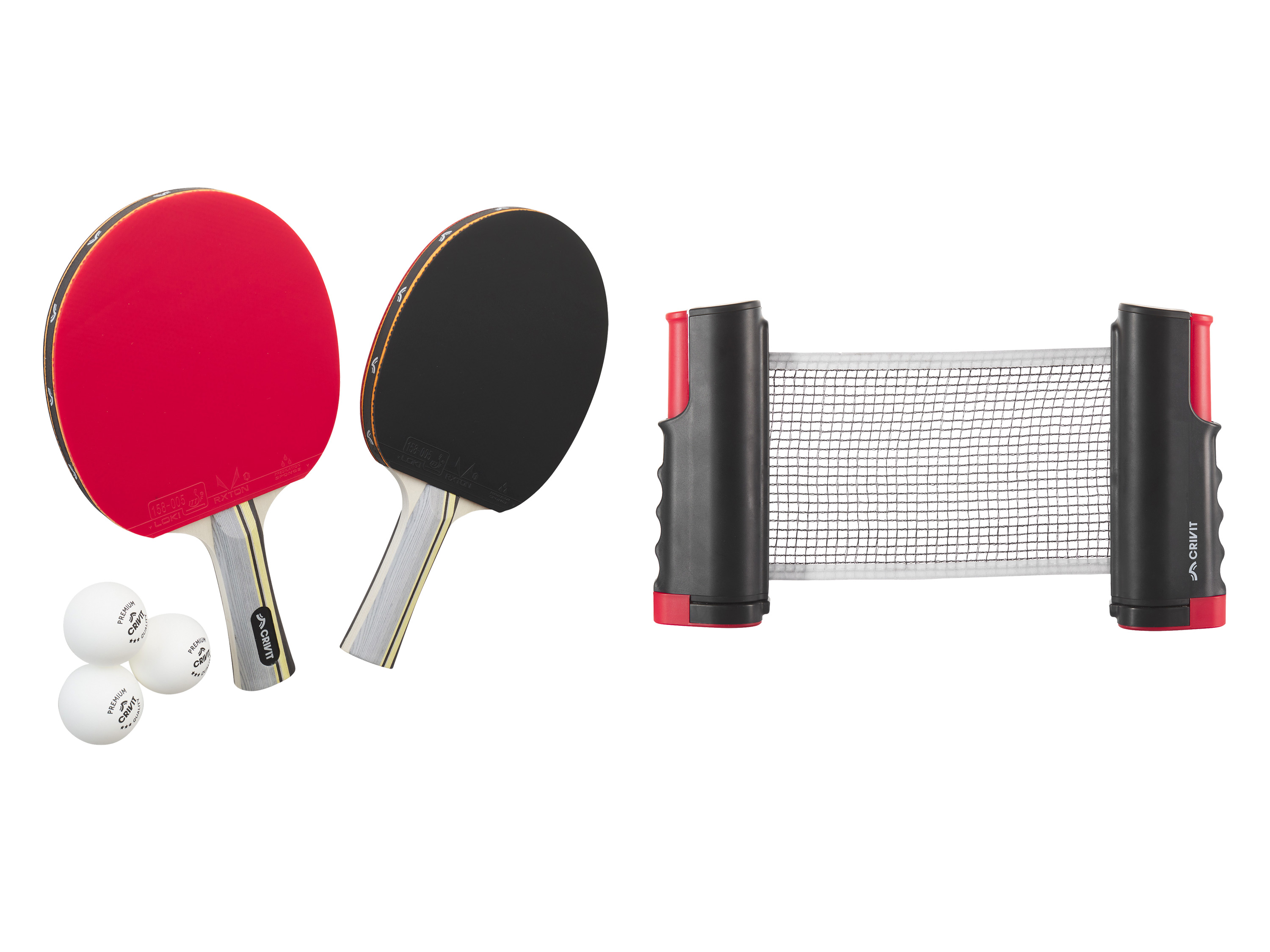 Tafeltennis-set of -net CRIVIT