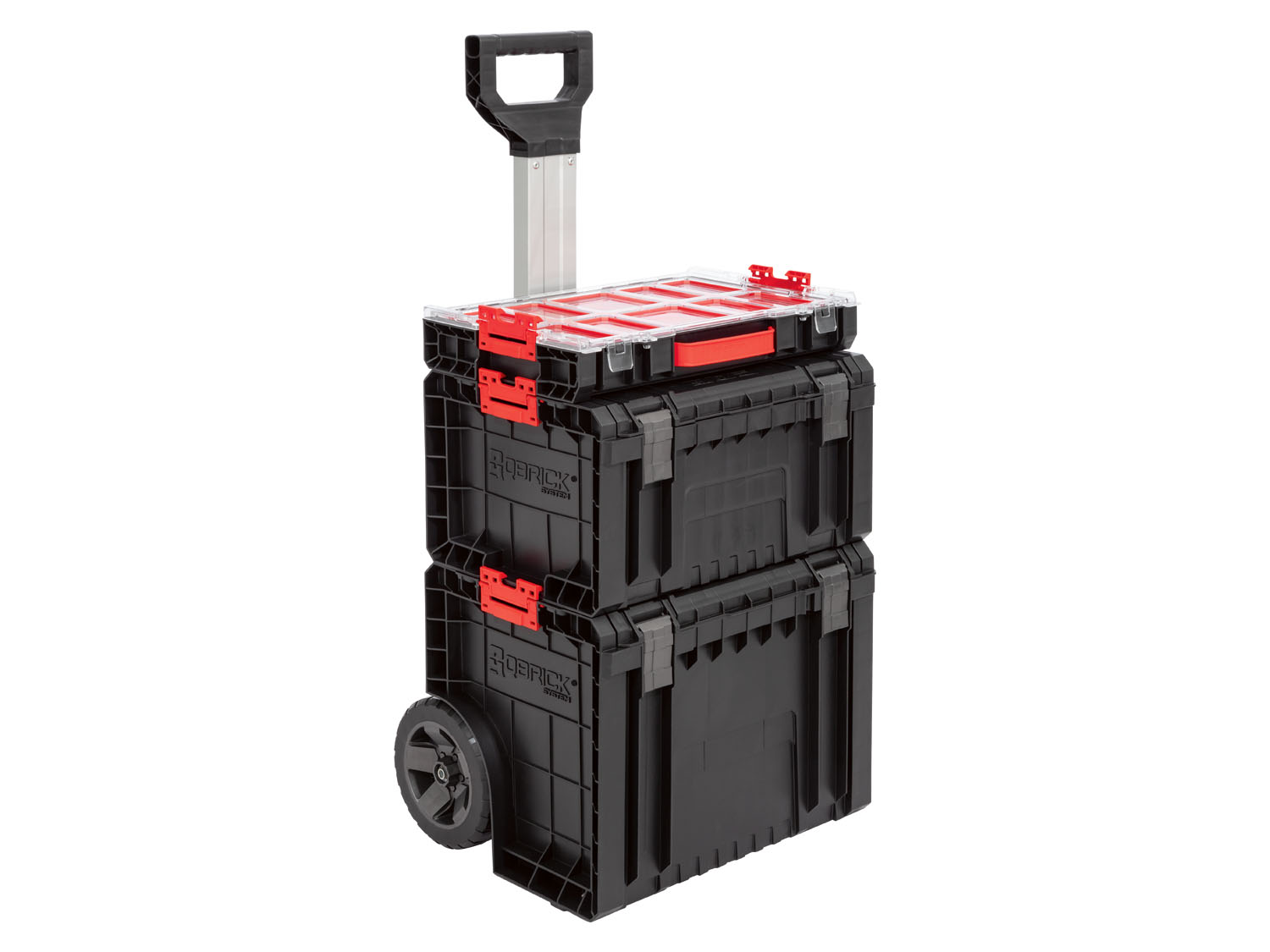 Qbrick System Werkkoffer op wielen PRO Organizer 100 + RRO Toolbox + PRO Cart