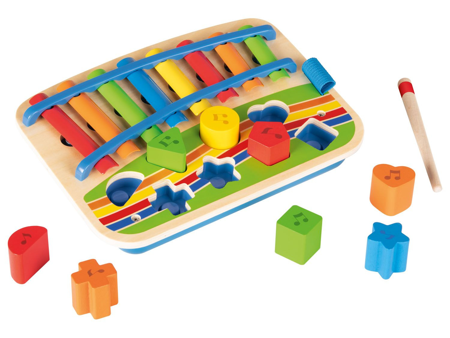 Playtive Piano Xylophone En Bois Lidl Be